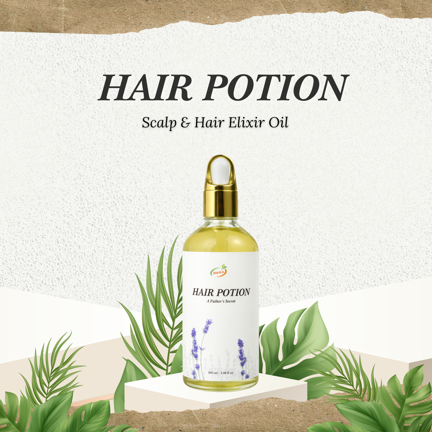 Bara'a Hair Potion - Scalp & Hair Elixir Oil