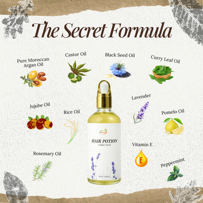 Bara'a Hair Potion - Scalp & Hair Elixir Oil